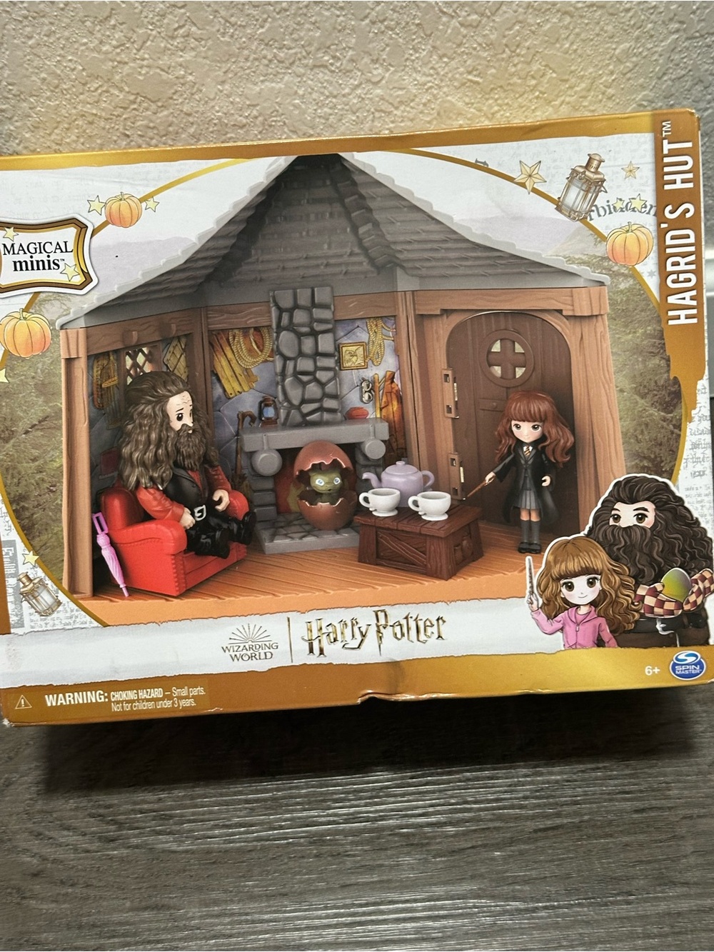 Harry Potter Hagrid's Hut Playset - Brown & Red Kids Building Set